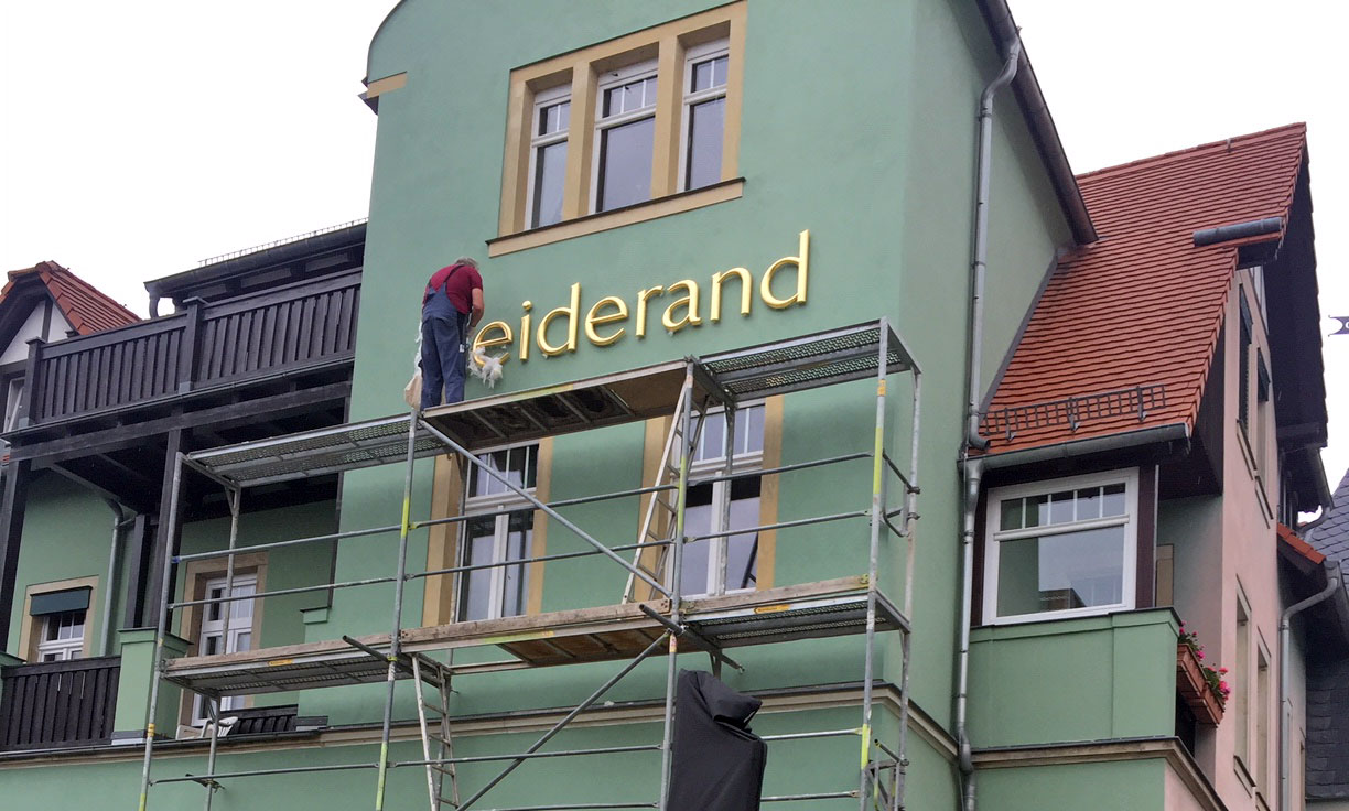 Restaurant »Heiderand« in Bühlau wurde »vergoldet«